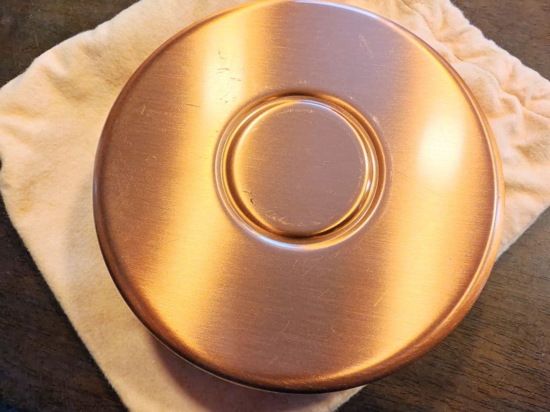 銅製 湯たんぽ 収納袋付き（16cm）