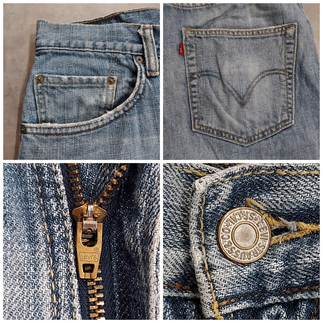 リーバイス569 Levis W34 ブルーデニム 青 00s 古着 18389