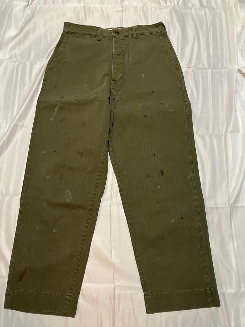 専用HERILL 24aw USMC HBT Pants olive サイズ1