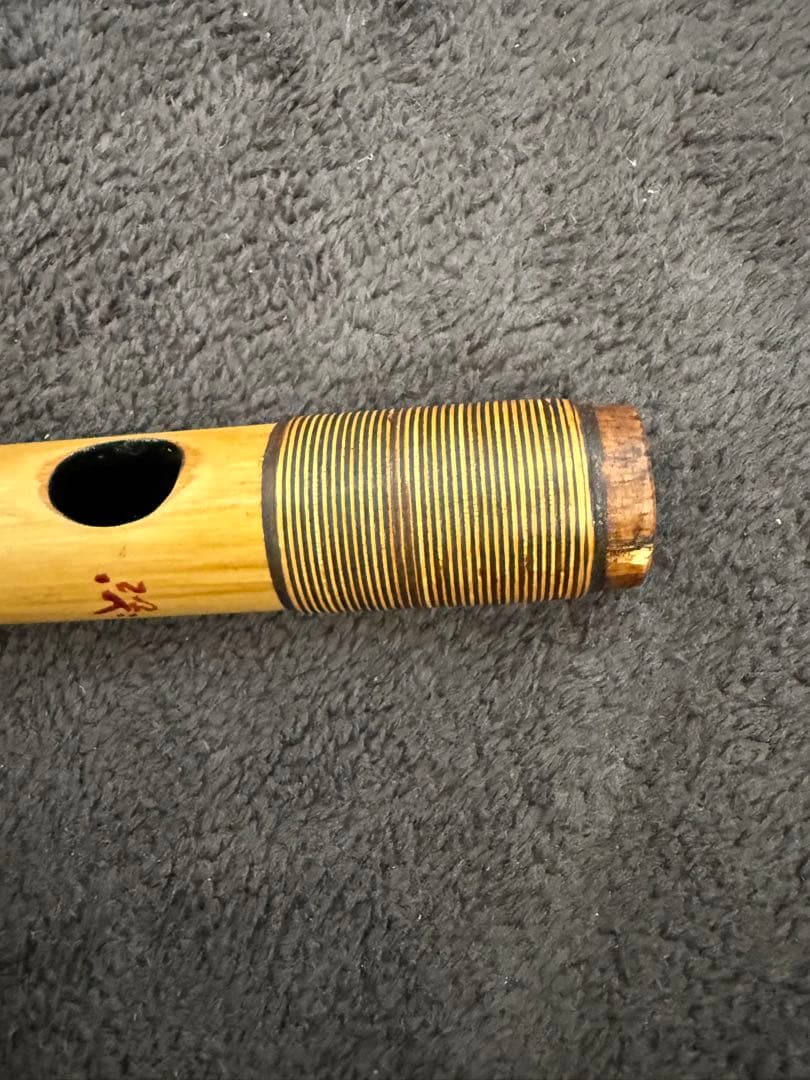 篠笛　蘭照さん 唄用6本調子