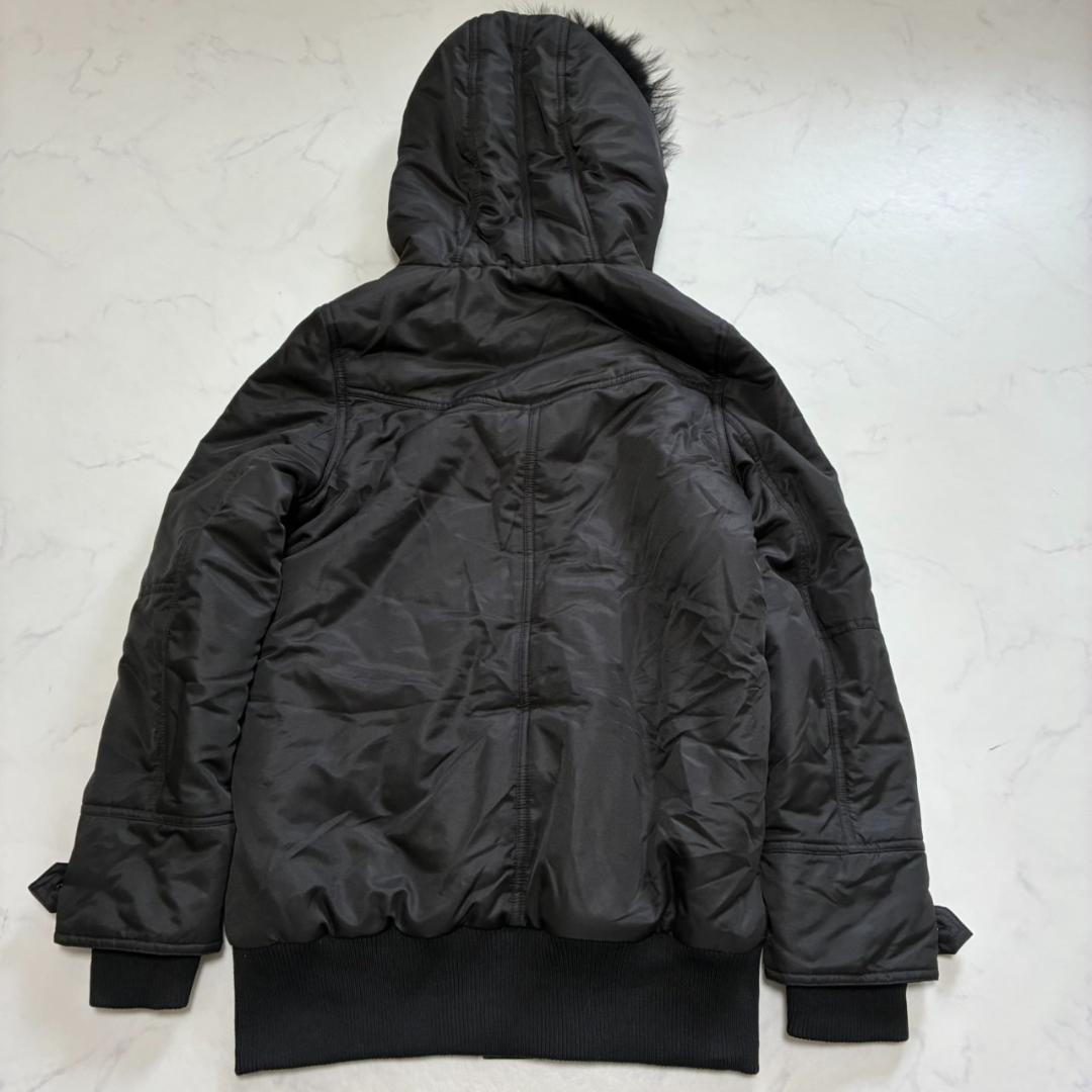 y2k CECIL McBEE ファー付中綿ブルゾン 平成ギャル M（B617）