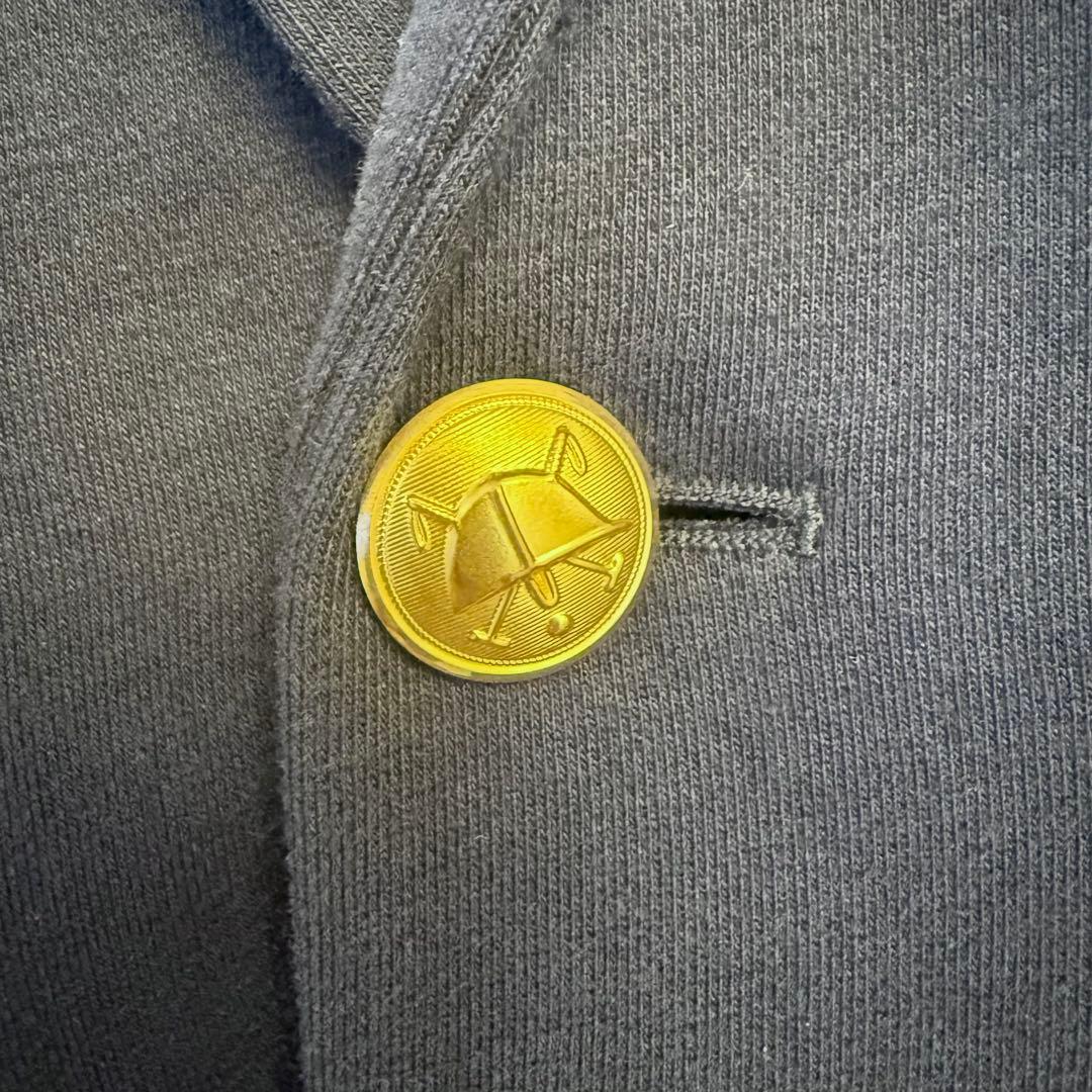 美品POLO RALPH LAUREN テーラードジャケット ネイビー ロゴ刺繍