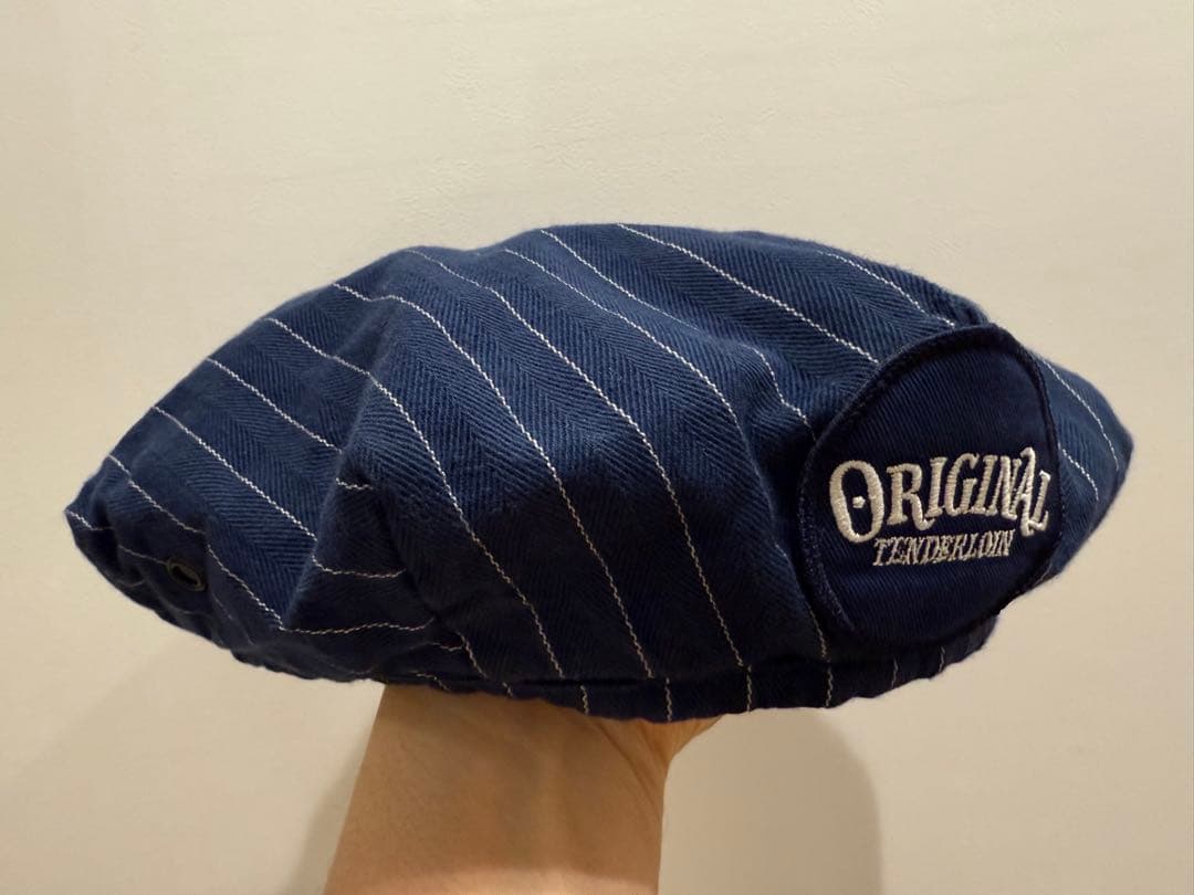 TENDERLOIN ネイビー ストライプ ベレー帽