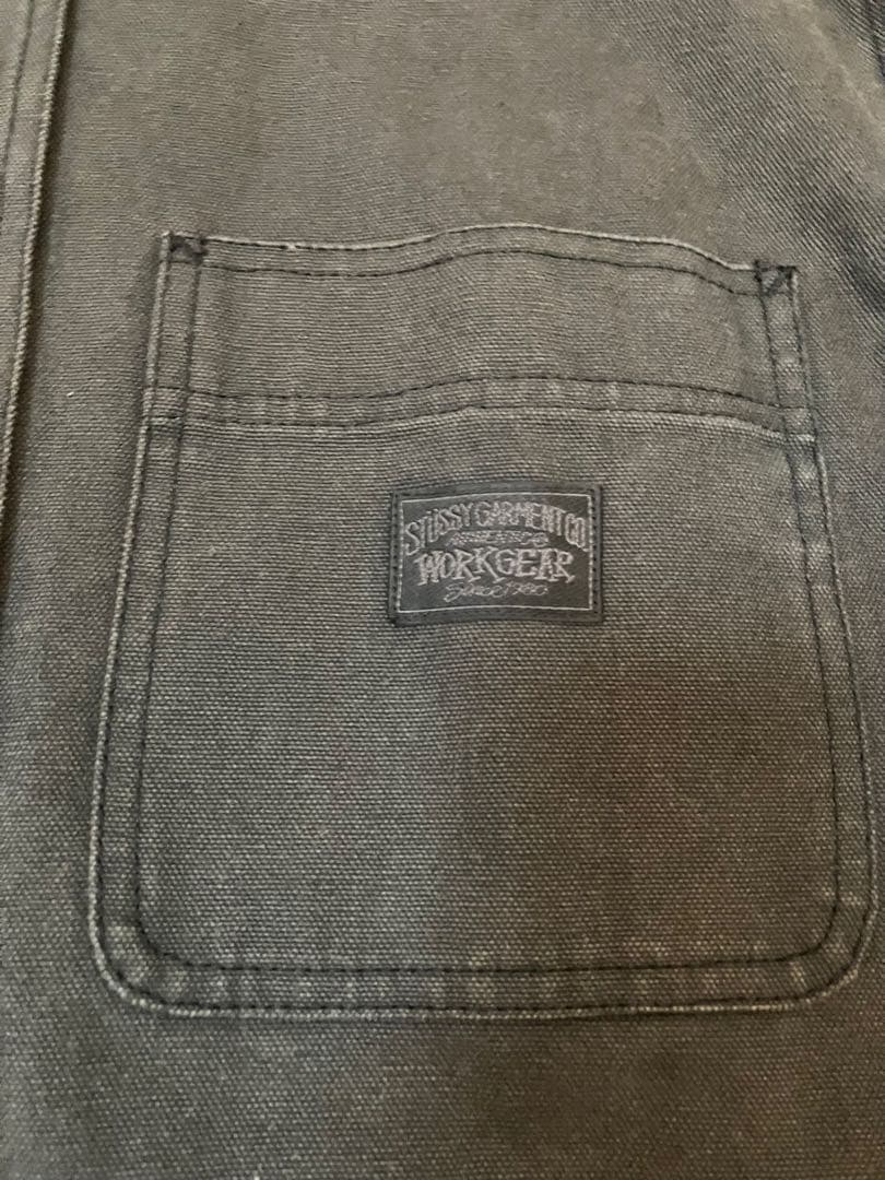 ジャケット・アウター stussy HEAVY WASHED CANVAS SHIRT