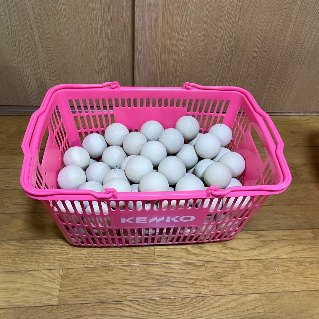 ソフトテニスボール　70球　中古　公式球　状態良し