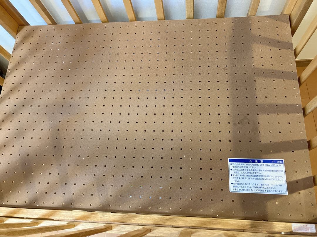 【良品】KATOJI 木製ミニベビーベッド キャスター付き 2段