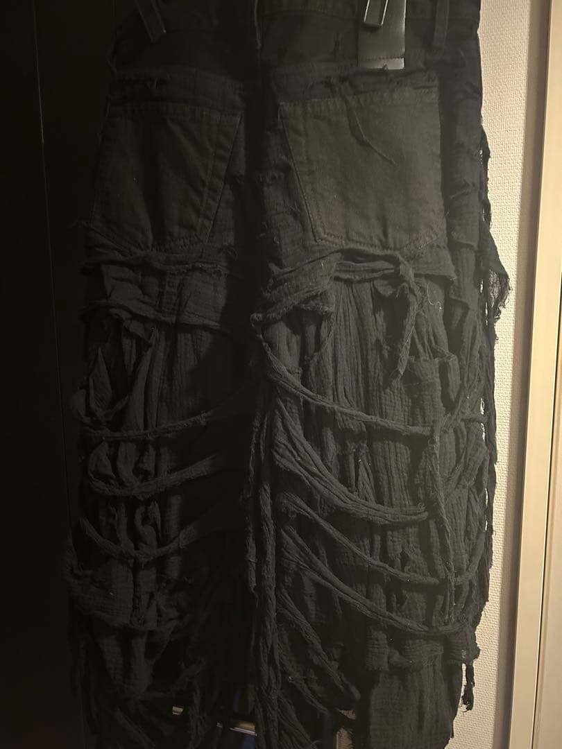 パンツ paradox BIG BAGGY REAPER SHORTS BLACK