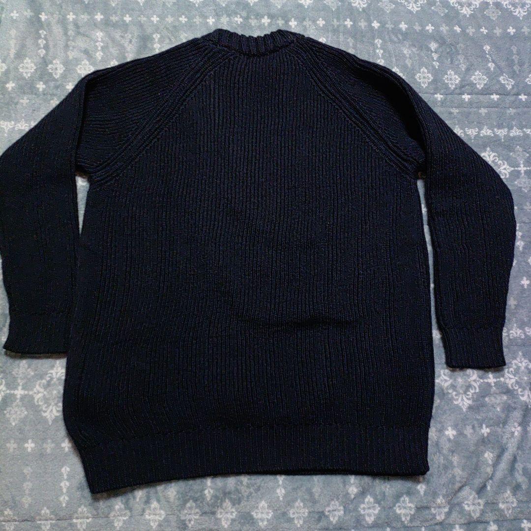 ケリーウーレンミルズ フィッシャーマン リブ クルーネック セーター 40