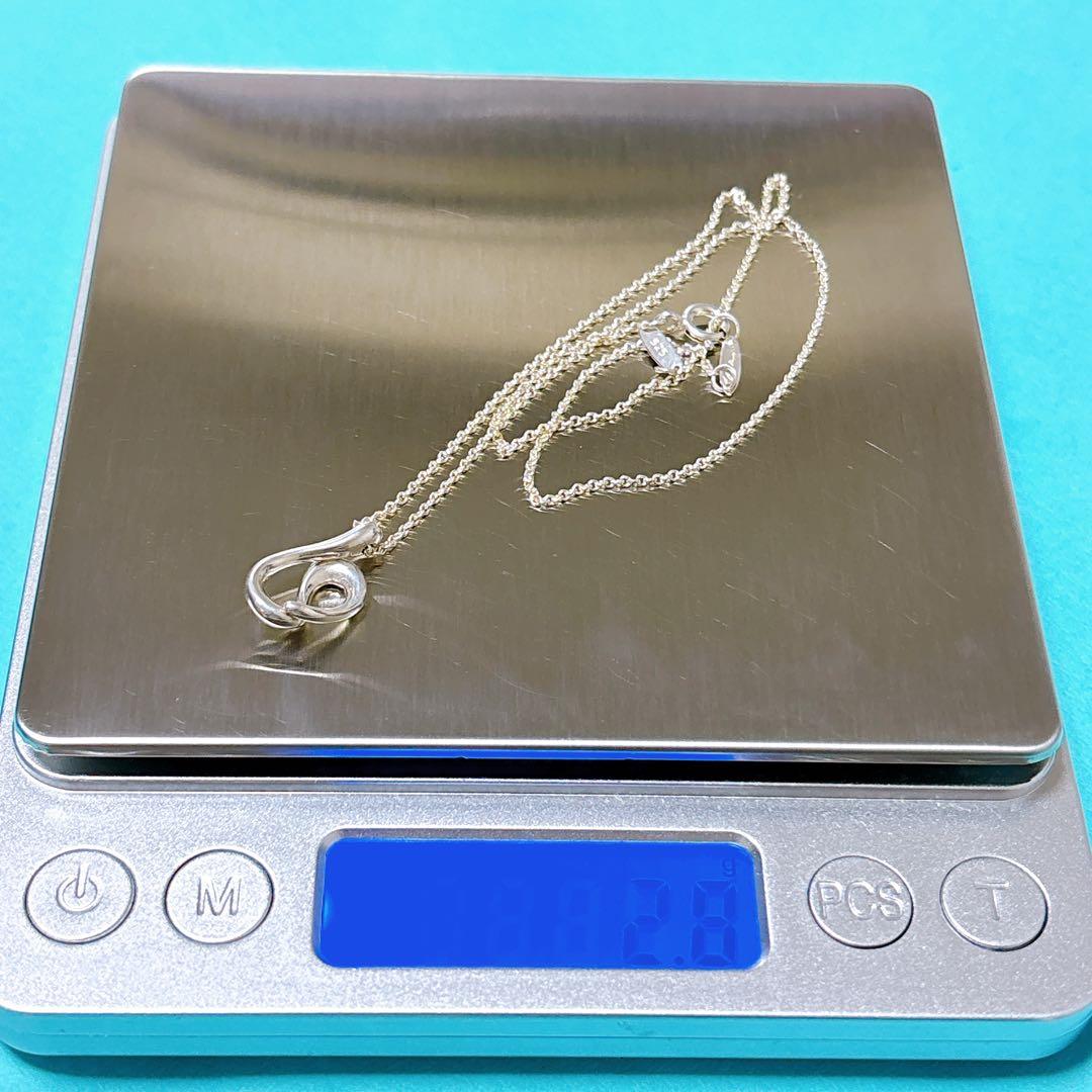 【美品】Tiffany ティファニー ウェーブ ネックレス シルバー925