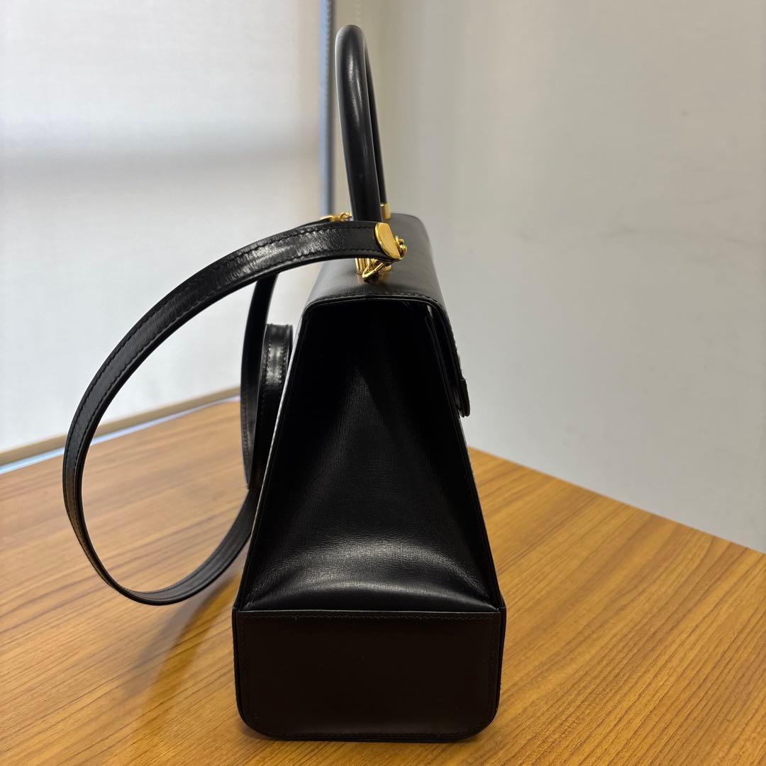 BALLY 2wayハンドバッグ ショルダーストラップ付