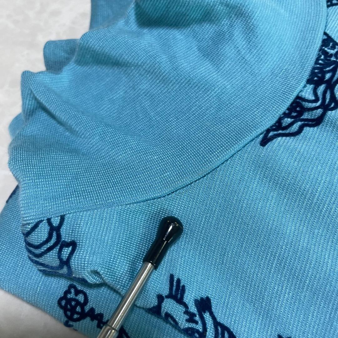 希少✨トクコプルミエヴォル チュニック 星座 フリル Aライン 水色 S1729