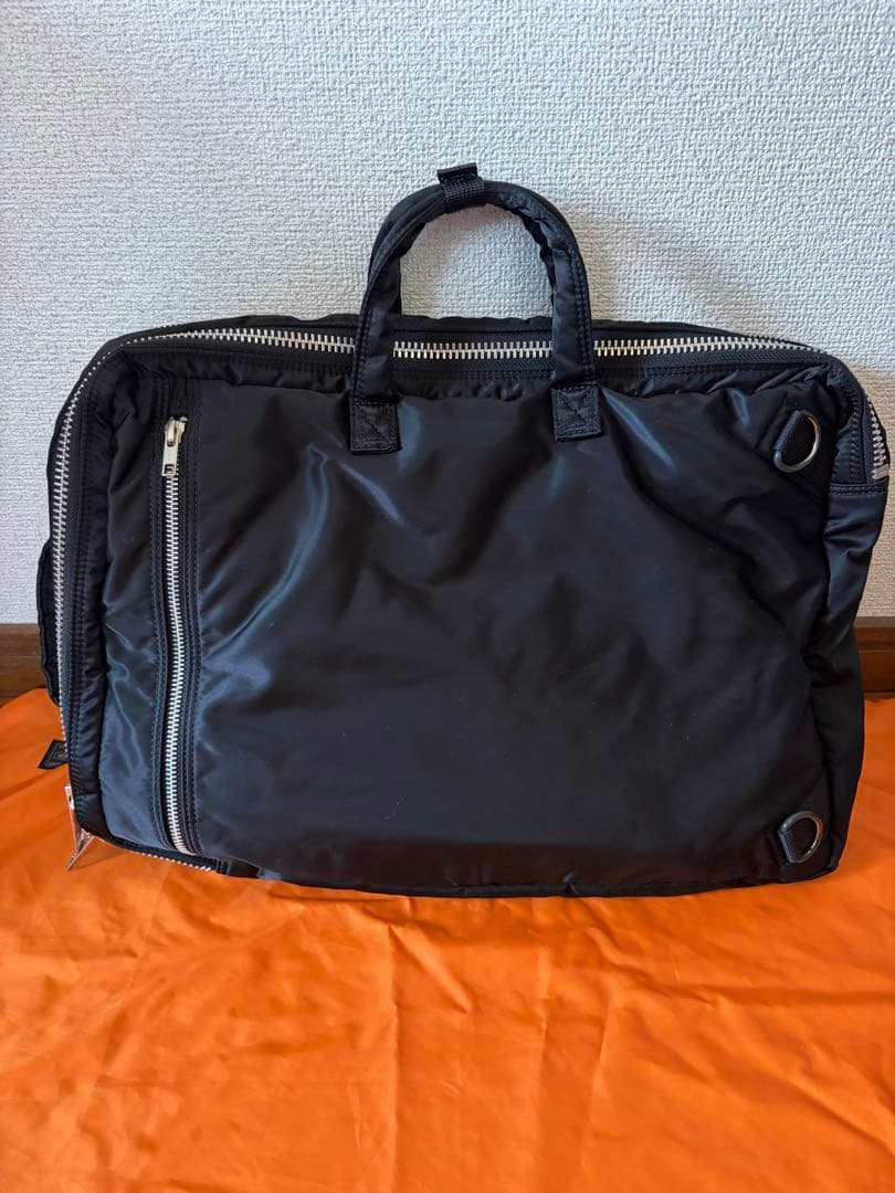 極美品PORTER TANKER 3WAY BRIEFCASE 2層式　ブラック