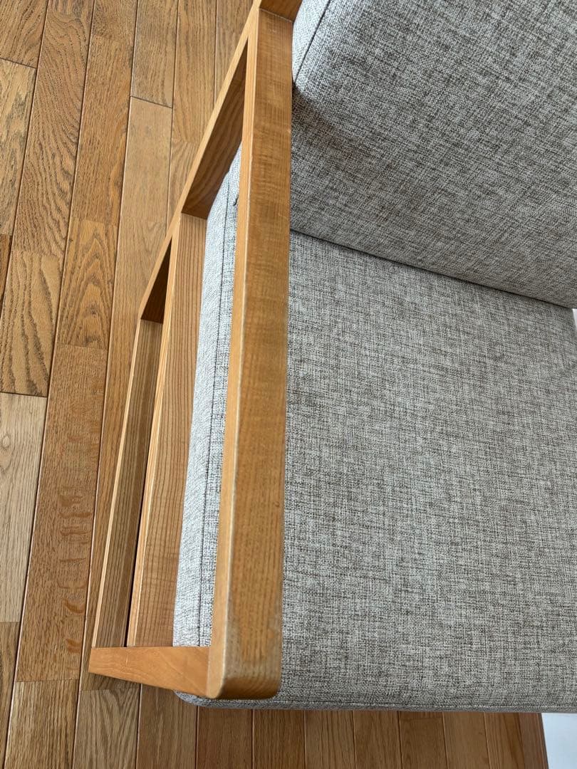 【AD CORE】ラウンジチェア 1PソファA-MODEオーク椅子 【ADコア】