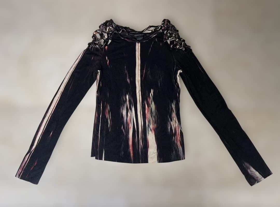 Vivienne Tam ストライプ柄長袖トップス　美品　ヴィヴィアンタム