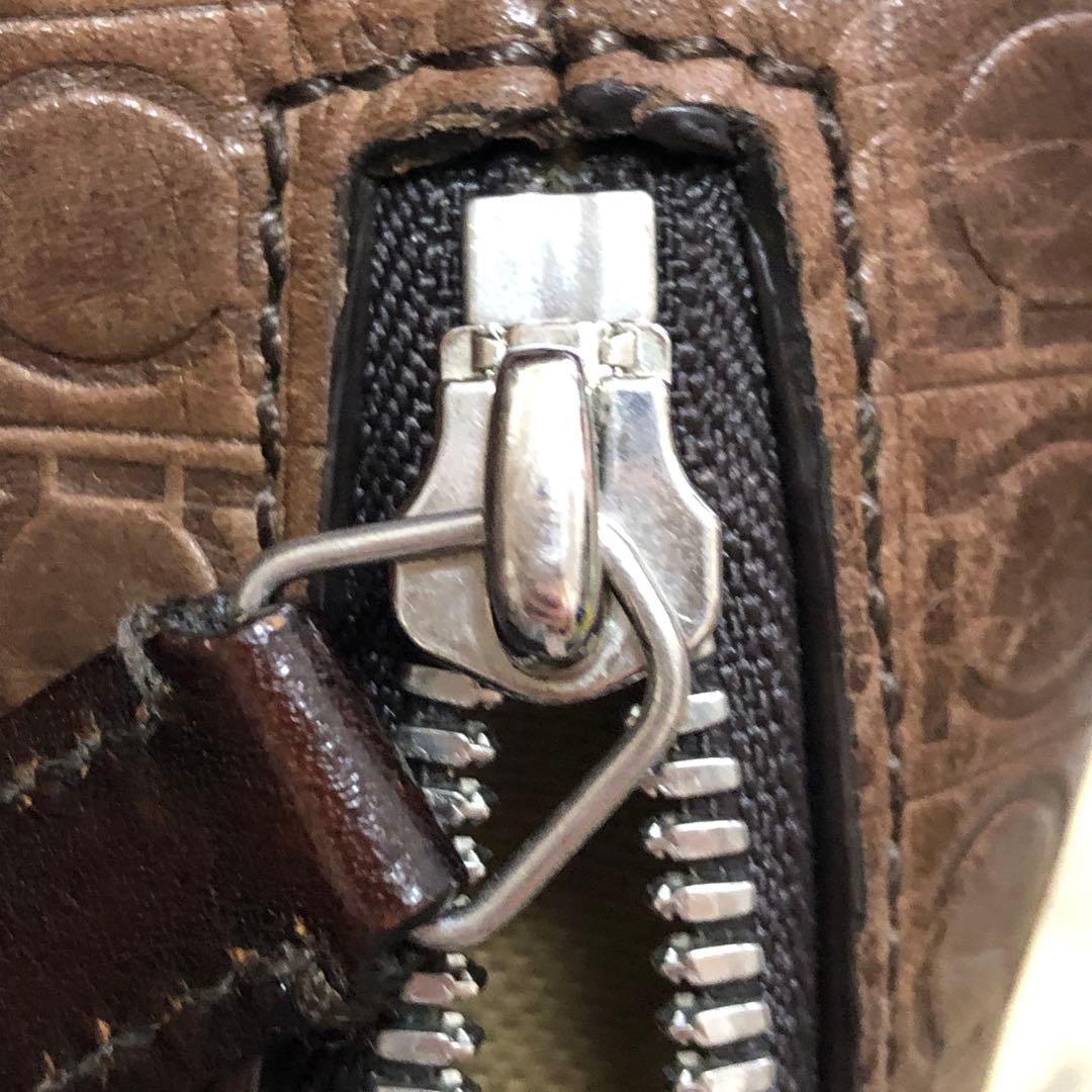 フェラガモ トート ビジネスバッグ ガンチーニ 革 茶ブリーフケース FQ224