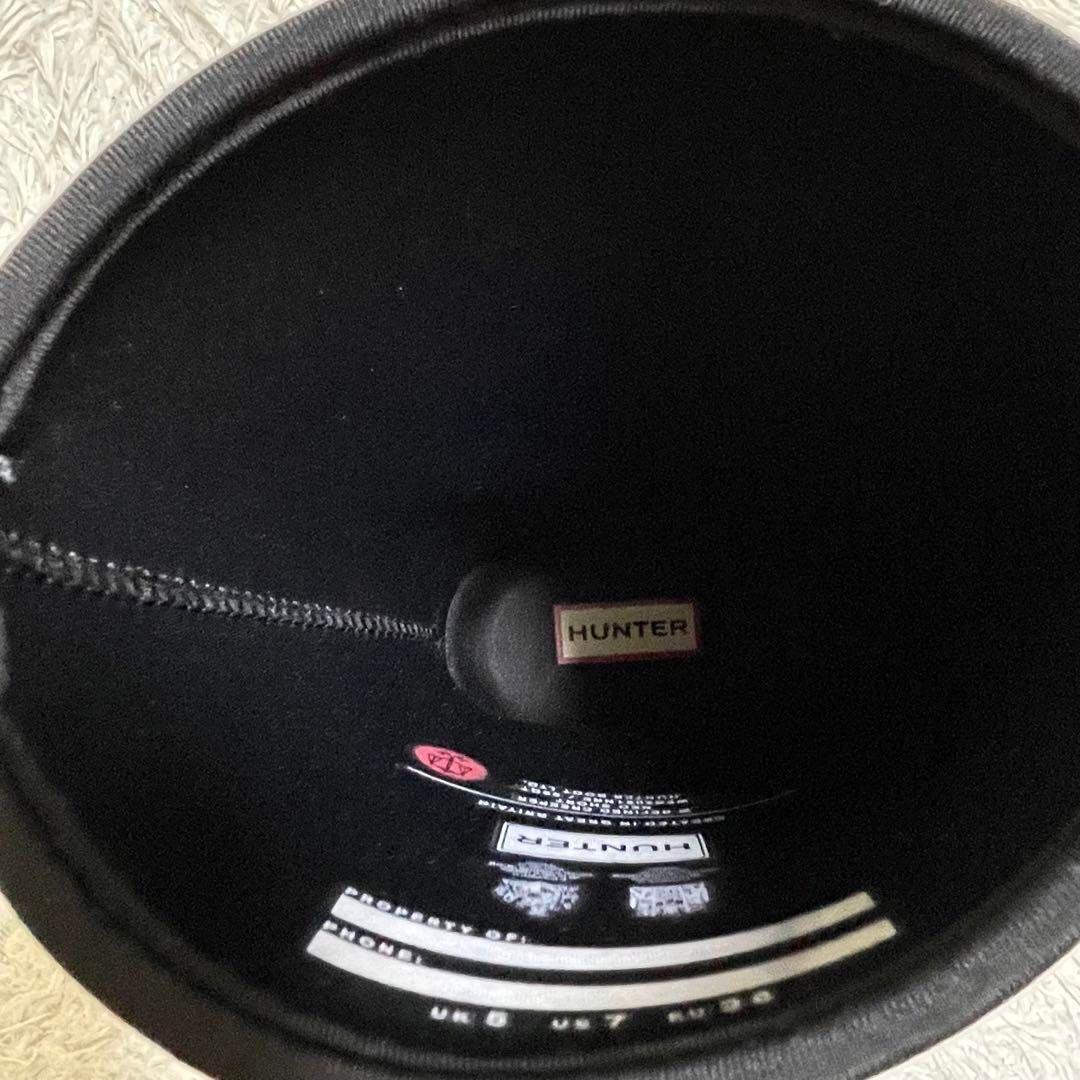 【美品】HUNTER リファイドクリーパーネオショートブーツ 黒 24
