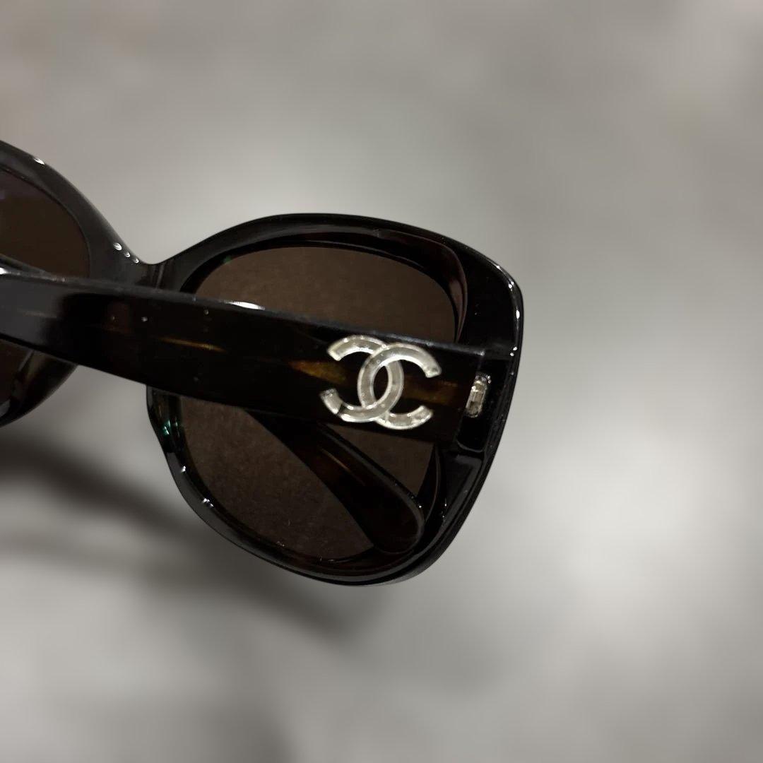 CHANEL　シャネル　サングラス　べっ甲　ココマーク　5183-A
