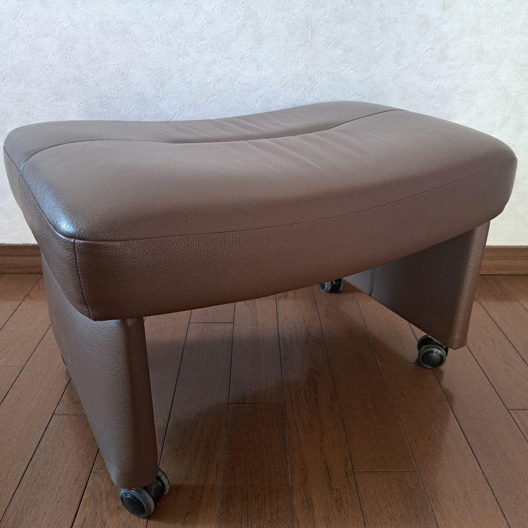 【良品】カリモク karimoku オットマン　スツール XU4206ブラウン