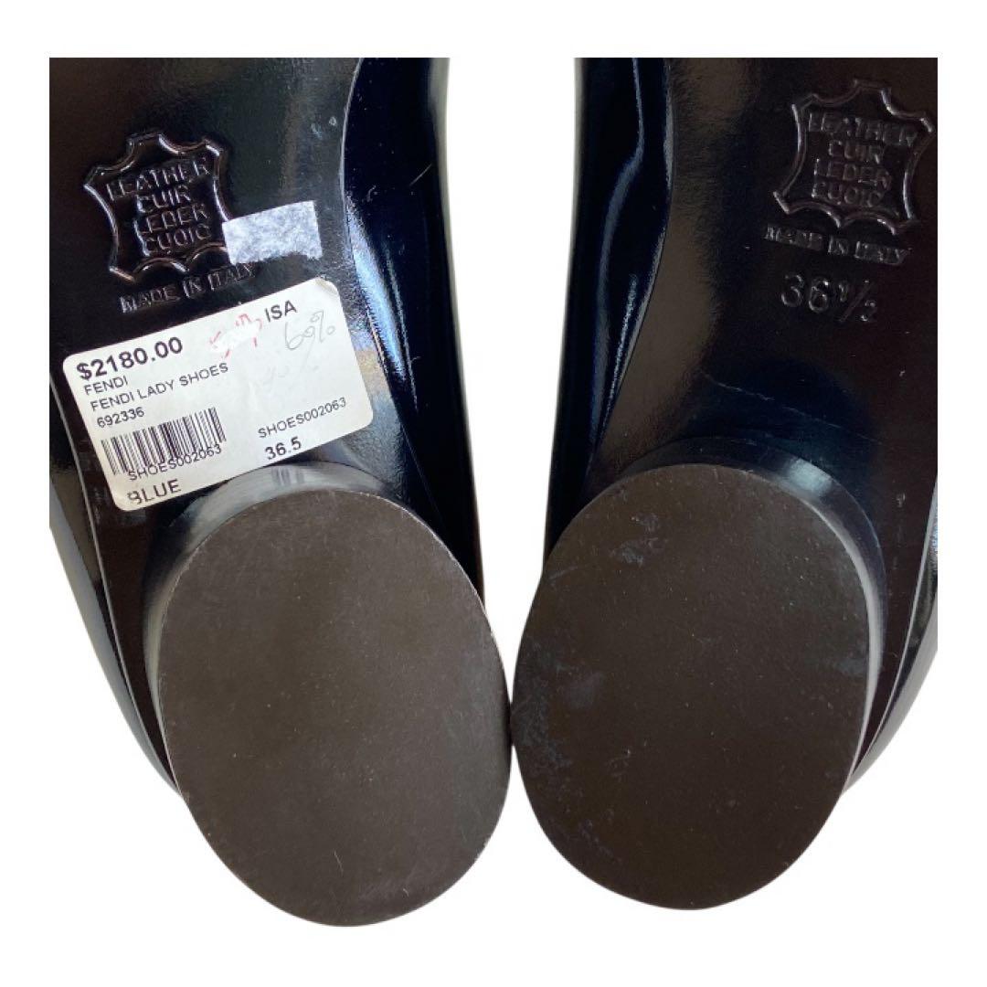 【希少】未使用品FENDIフェンディ靴ローファー 36.5 (23.5)レザー