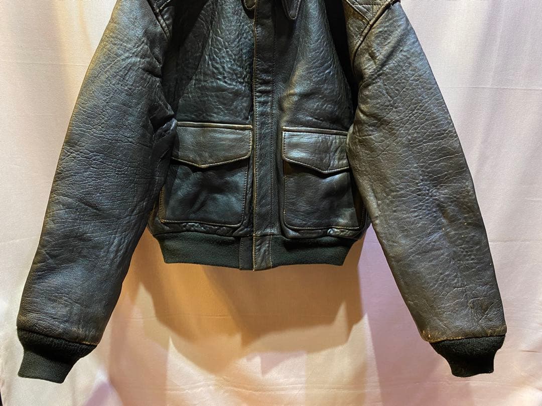 AVIREX アヴィレックス A-2 フライトジャケット ブラウン　XS