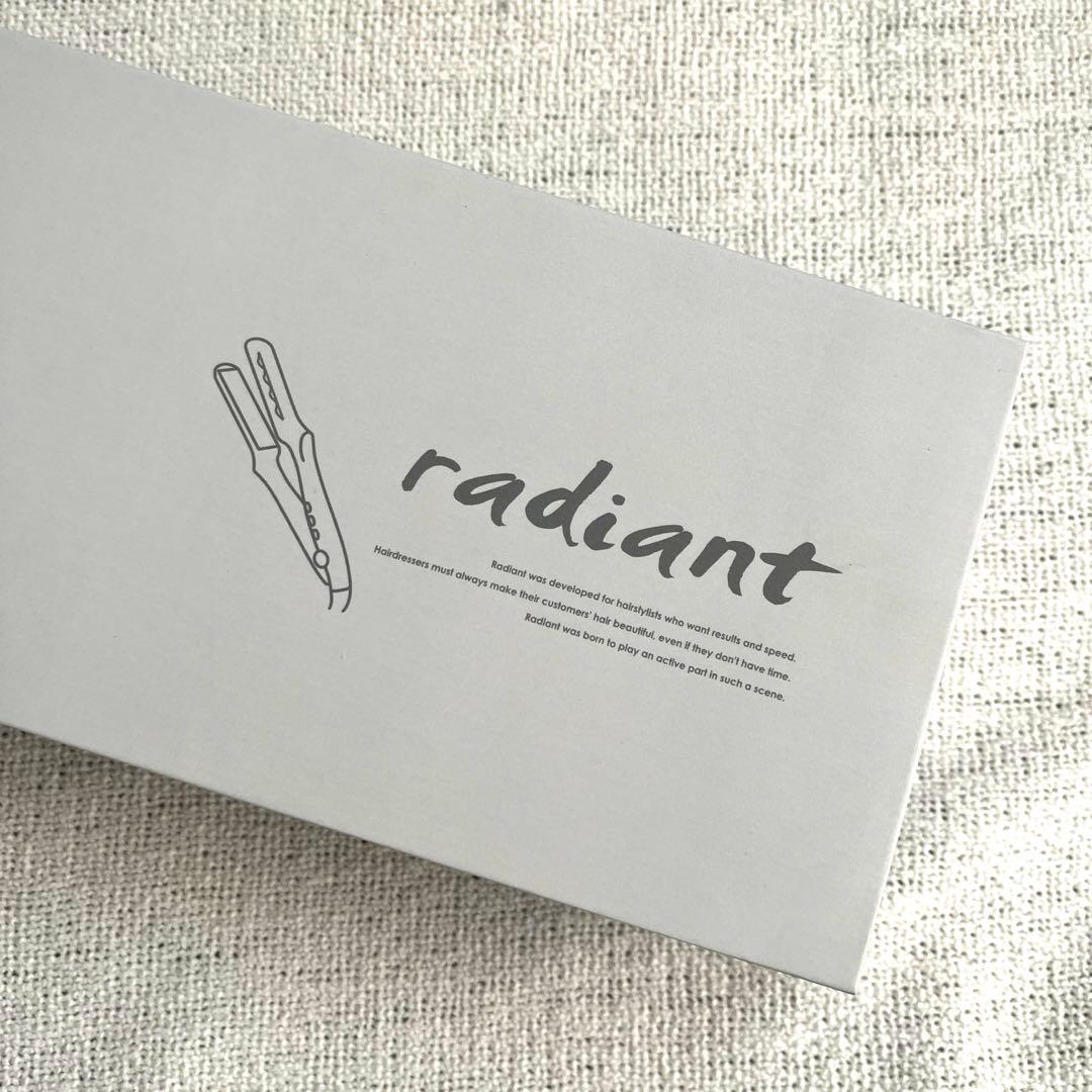 radiant ストレートアイロン　28mm レッド