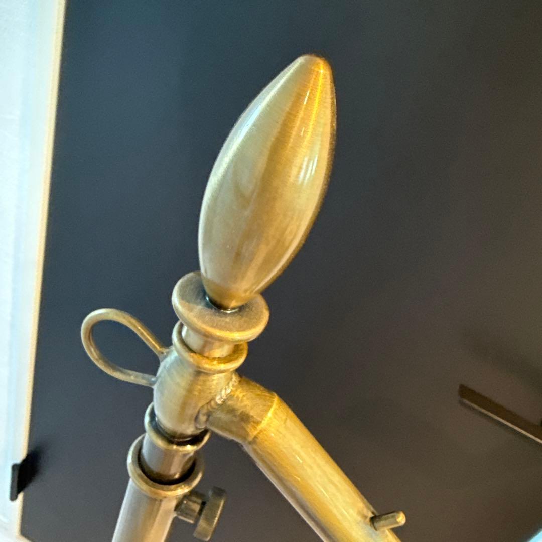 ハンガーラック　傾斜ハンガー　高さ可変　アンティークゴールド③ 残りわずか