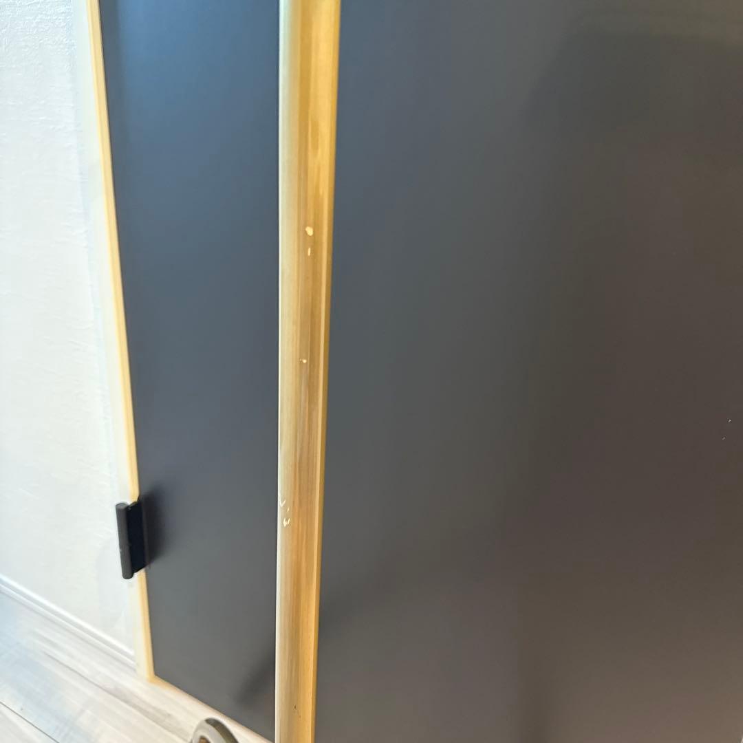 ハンガーラック　傾斜ハンガー　高さ可変　アンティークゴールド③ 残りわずか