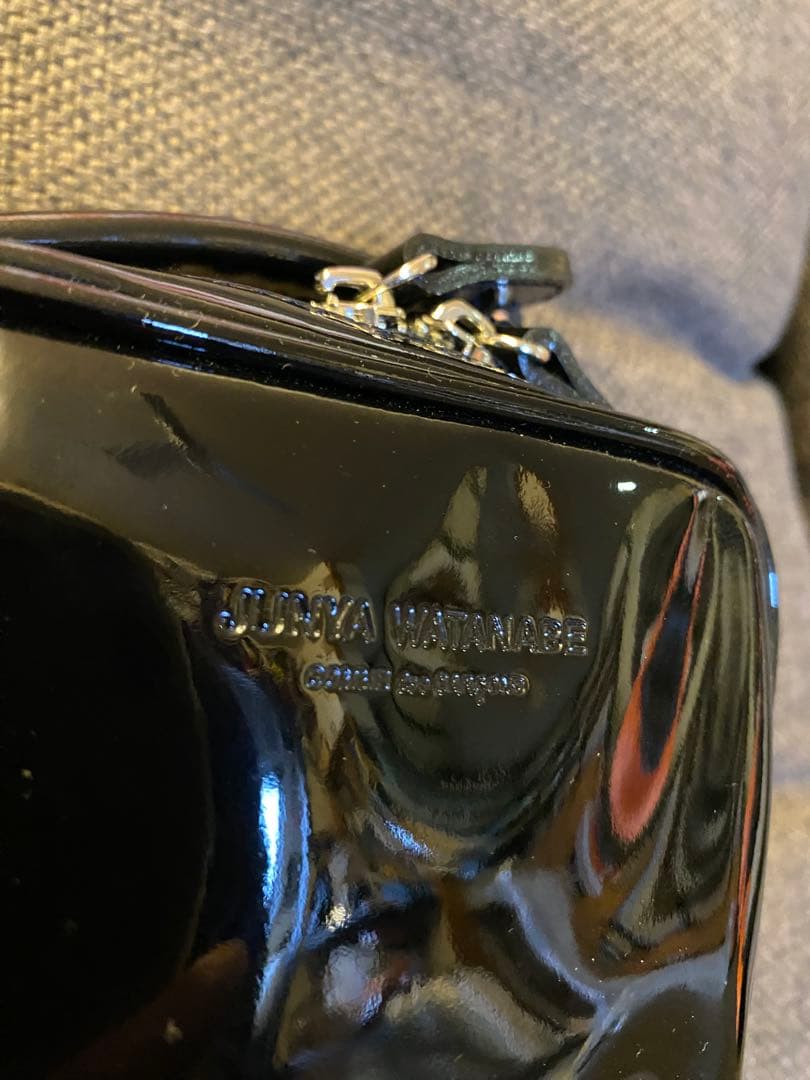 ジュンヤワタナベ　チェーンバッグ　ブラック