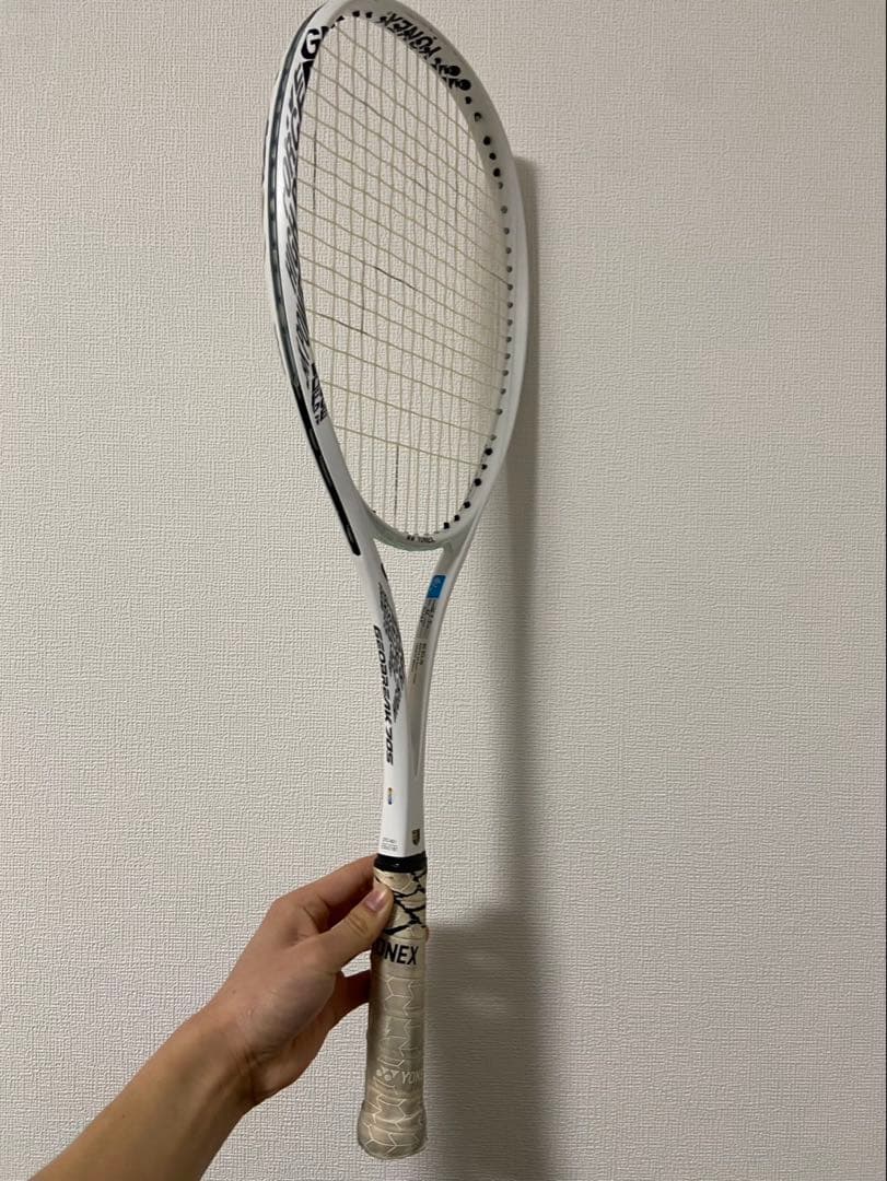 【にゃんきち】YONEXジオブレイク70sホワイト