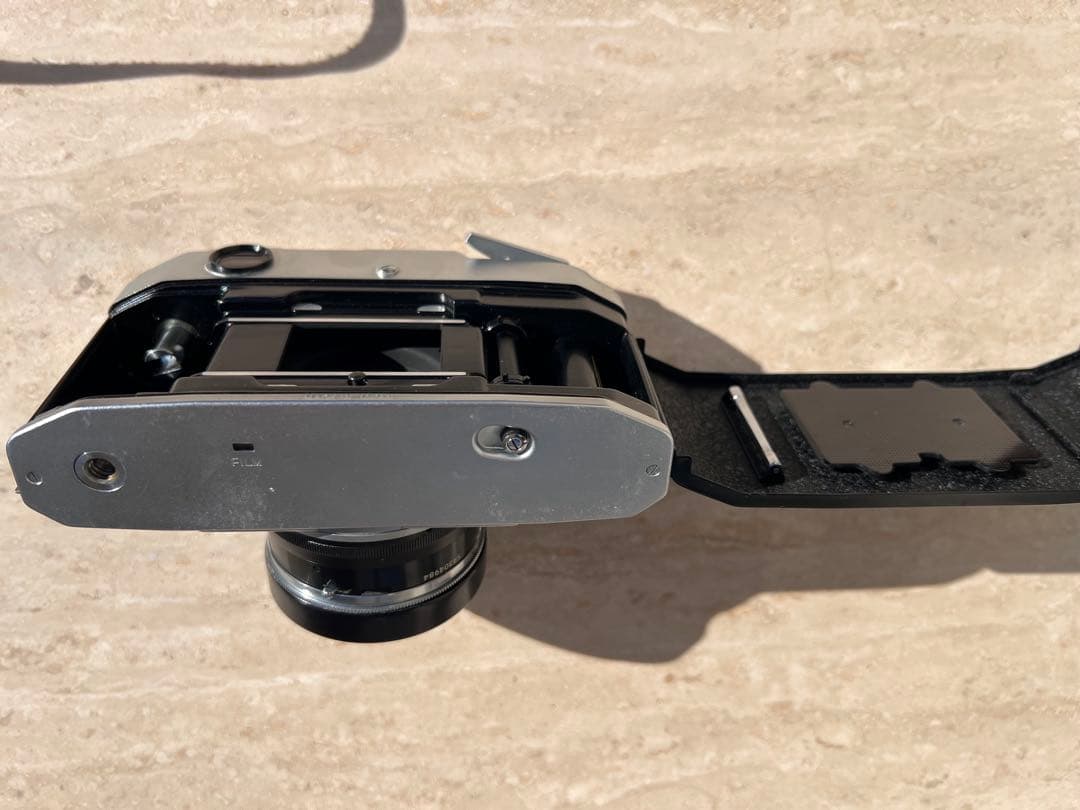 【ジャンク品】マミヤ Auto-Metraフィルムカメラ 革のケース レアな箱付