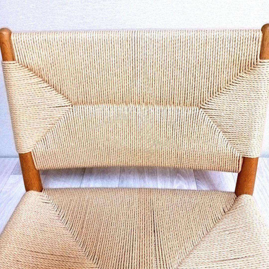 WISE WISE チノ ローチェア オーク材 ペーパーコード ナチュラル