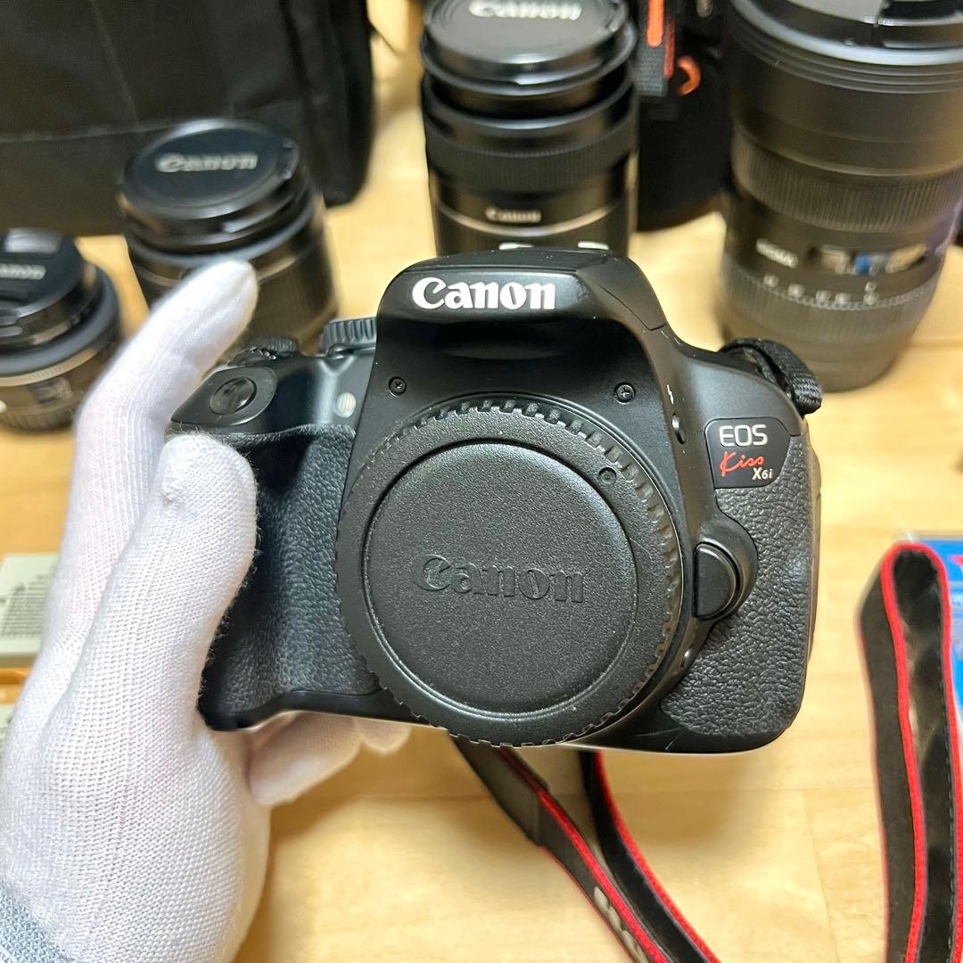 [お得] 一眼レフCanon EOS Kiss X6iとレンズ 4点セット