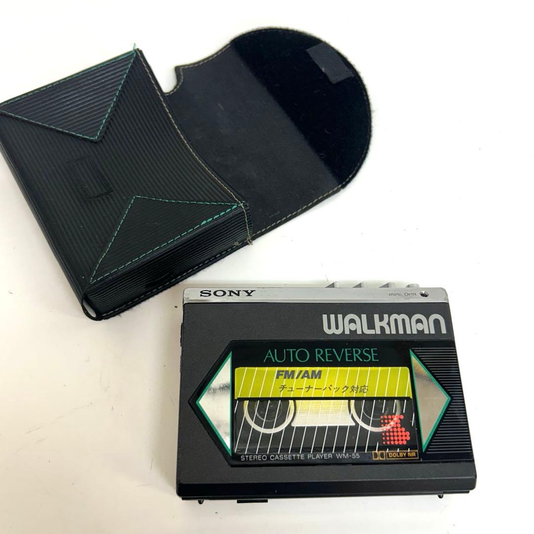 f537- SONY WM-55 カセットプレーヤー ジャンク