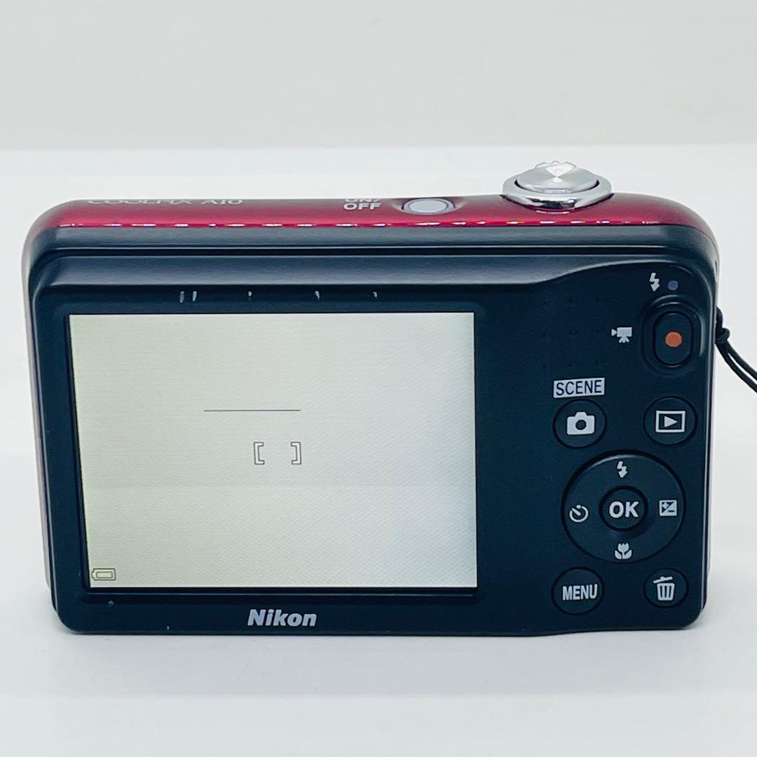 Nikon ニコン　コンパクトデジタルカメラ　COOLPIX A10 レッド