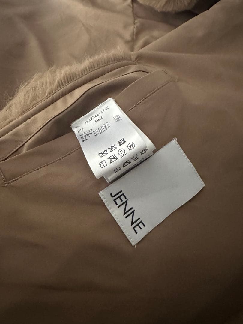 JENNE リッチボリュームファーケープ　ジェンヌ