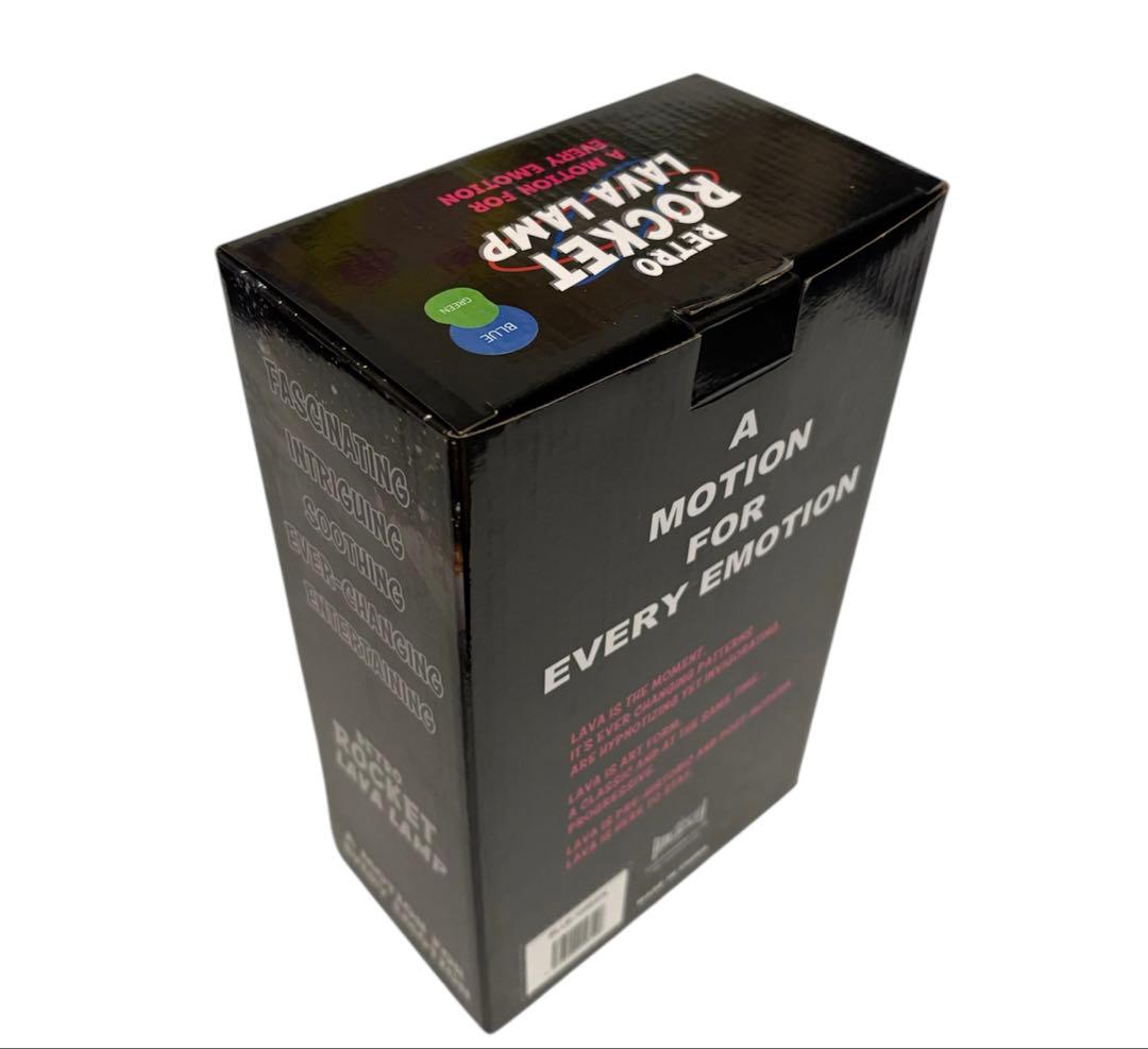 RETRO ROCKET LAVA LAMP ラバランプ ブルー x グリーン