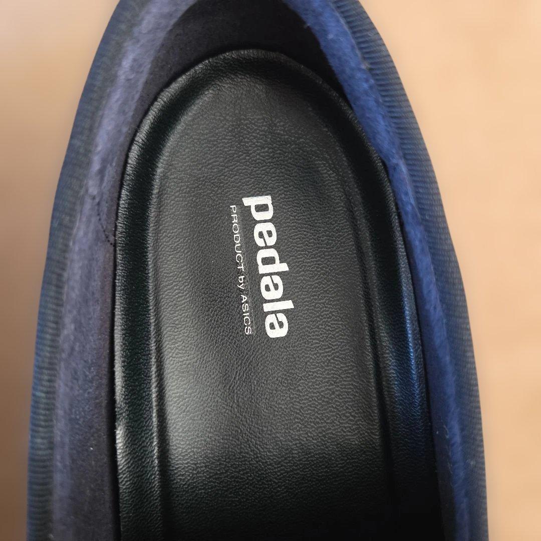 新品未使用 pedala アシックス ローファー ブラック 24cm