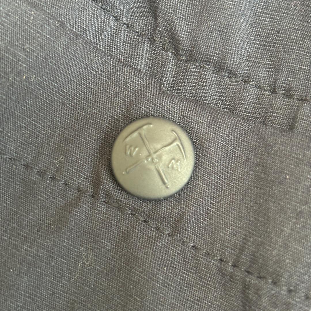 【新品タグ付き】ホワイトマウンテニアリング サルエルテーパードパンツ リネン混