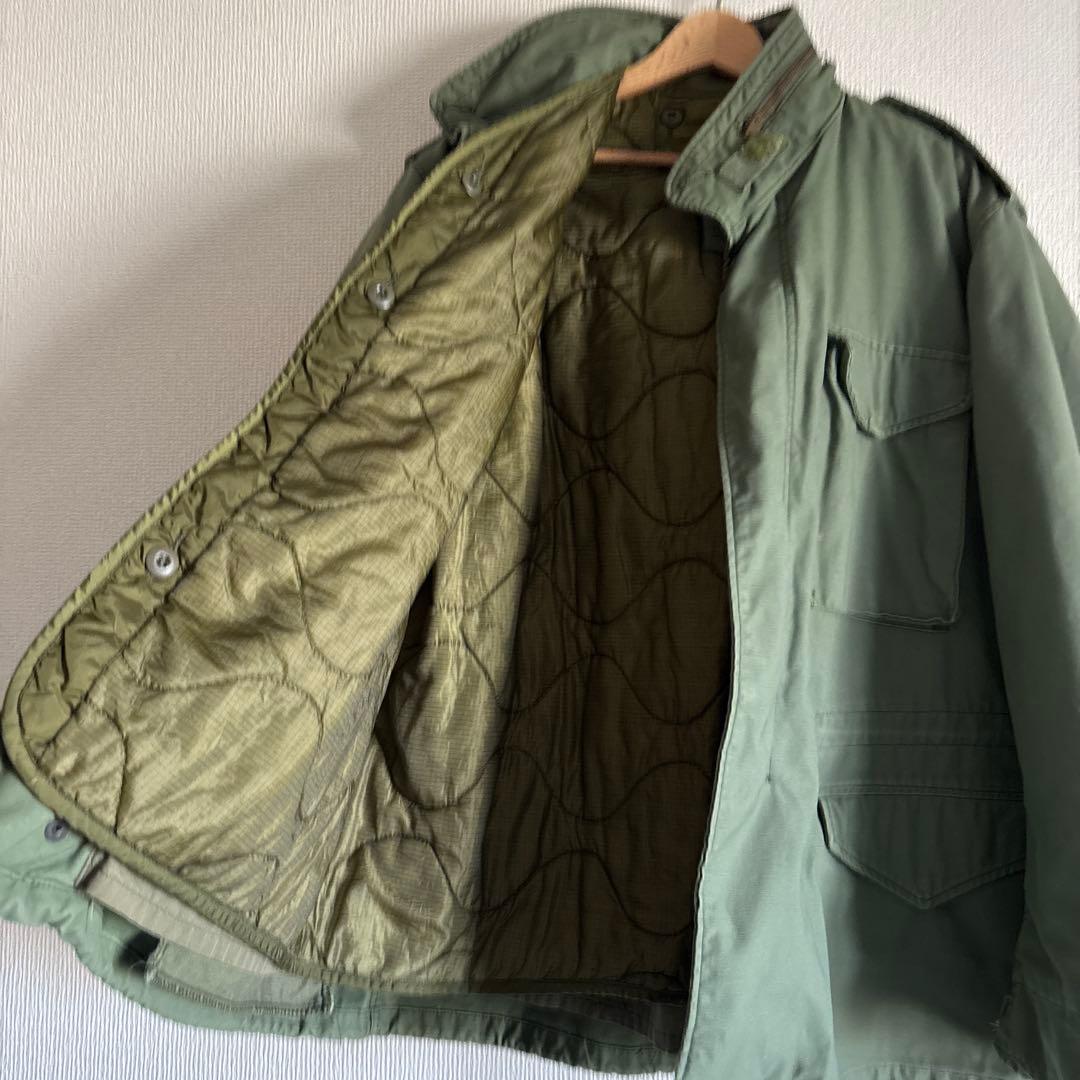 USED USA製 80’s ALPHA M-65 3rd ライナー付 L R