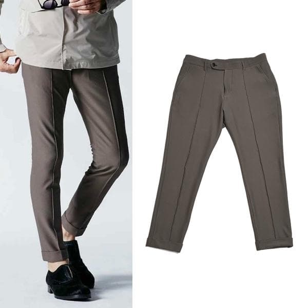 一度着5.3万 22SS 1piu1uguale3　クリース スラックス パンツ