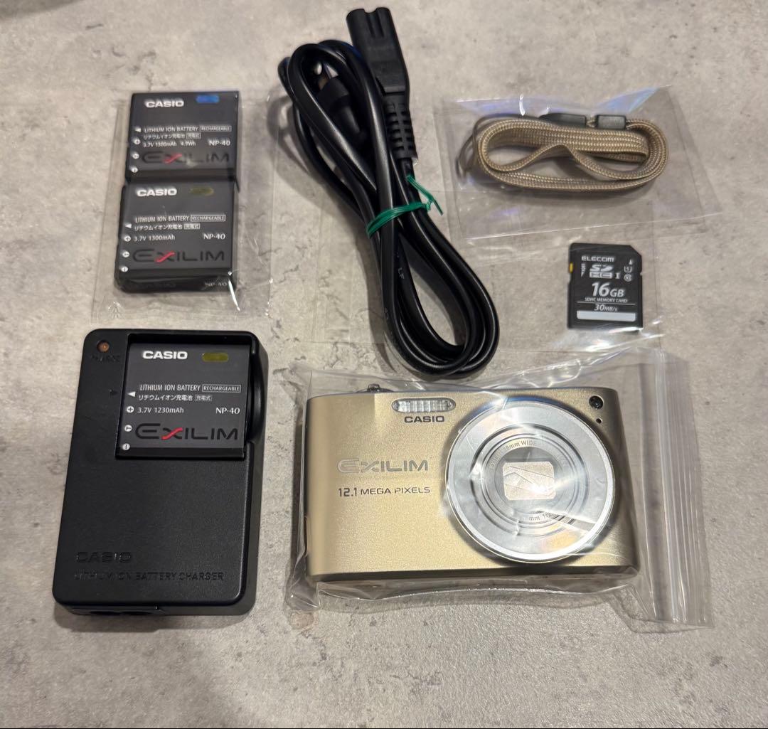 極美品＊CASIO EX-Z400 ゴールド