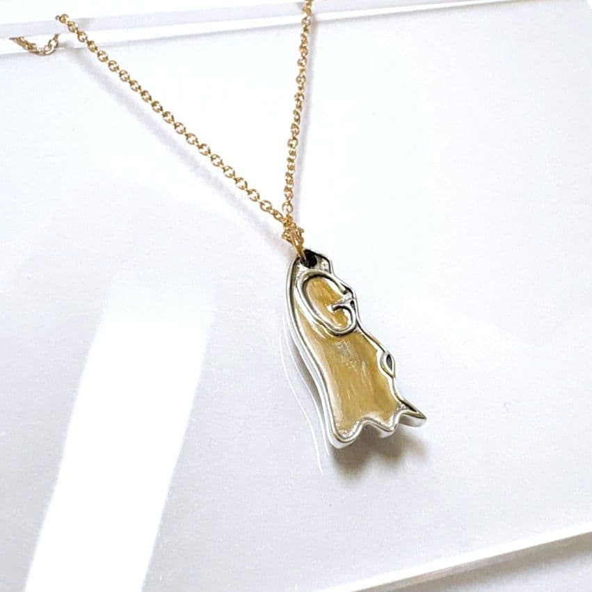 さっかんさん専用★GUCCI ゴースト シルバーネックレス 750 K18