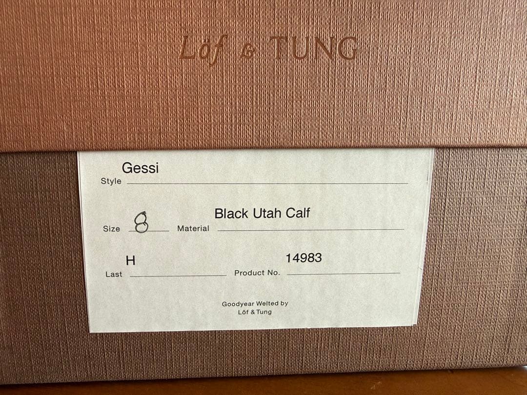 Löf & Tung ローフ & トゥング プレーントゥ ユタカーフ