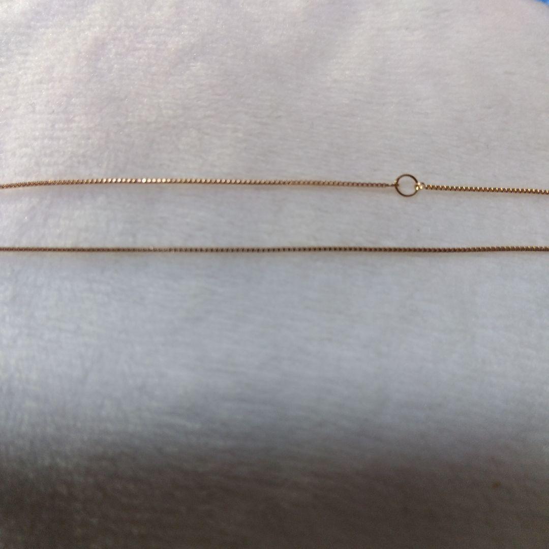 売切れ御免 K18PGベネチアンネックチェーン40cm新品 未着用品