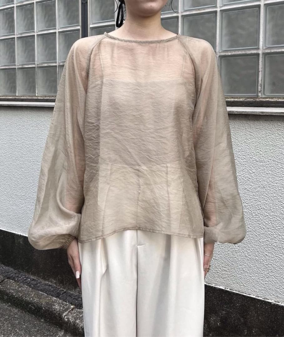 CAPRICIEUX LE'MAGE 3SETアシメフリルワンピース ベージュ