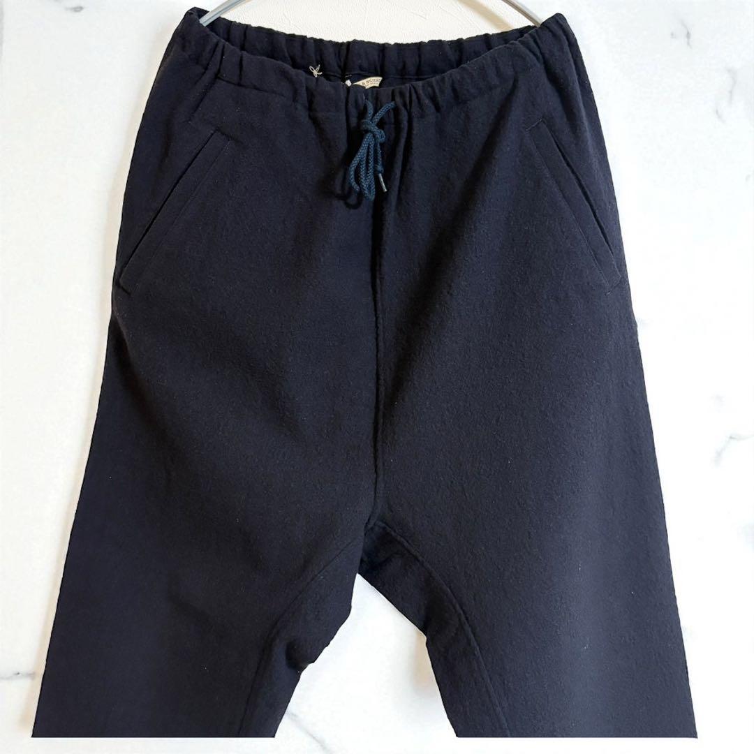 アーツアンドサイエンス　ネイビー　ウールイージーパンツ　サイズ3