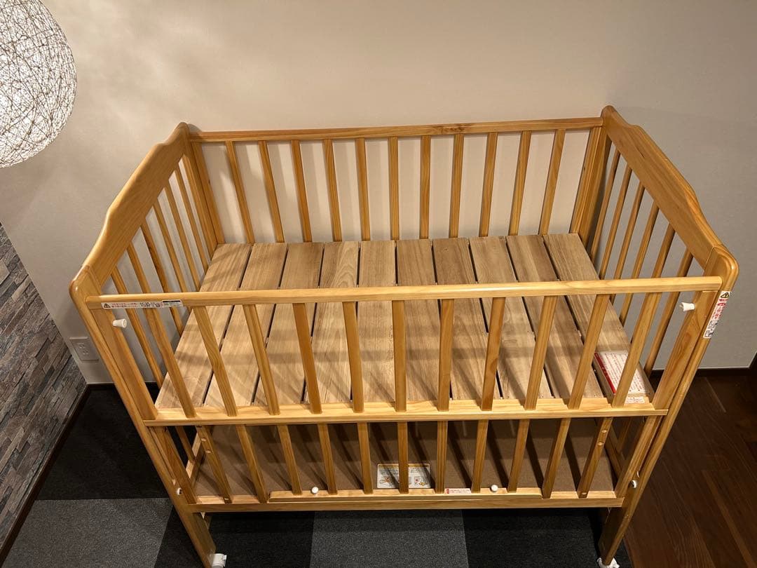 【美品】KATOJI ハイシートベビーベッド　連休限定値下げ！早い者勝ち！