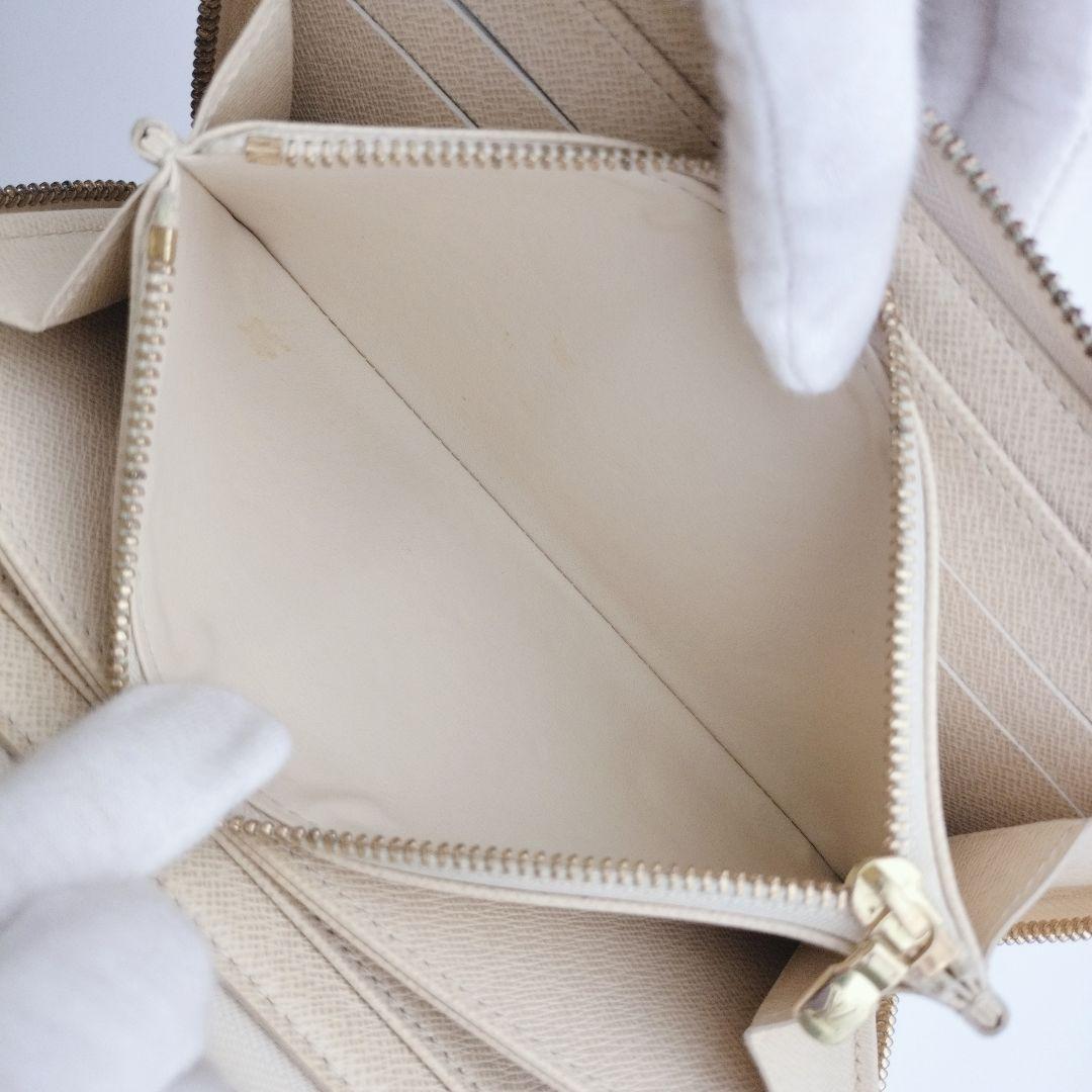 極美品✨ジッピーウォレット ダミエ アズール ルイヴィトン ラウンド 長財布