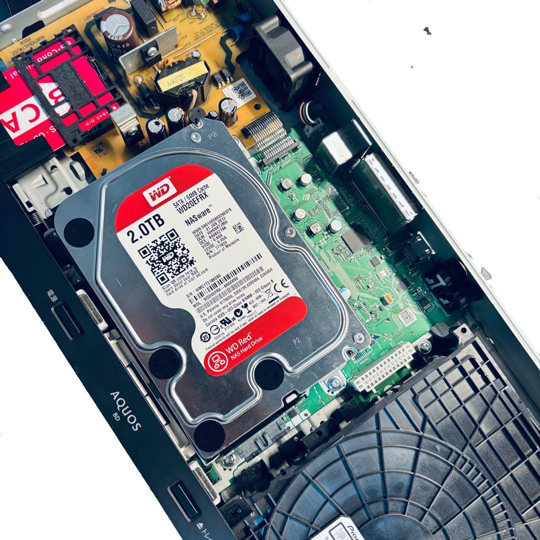 SHARP AQUOS BD-NW510 2番組同時録画 2TB