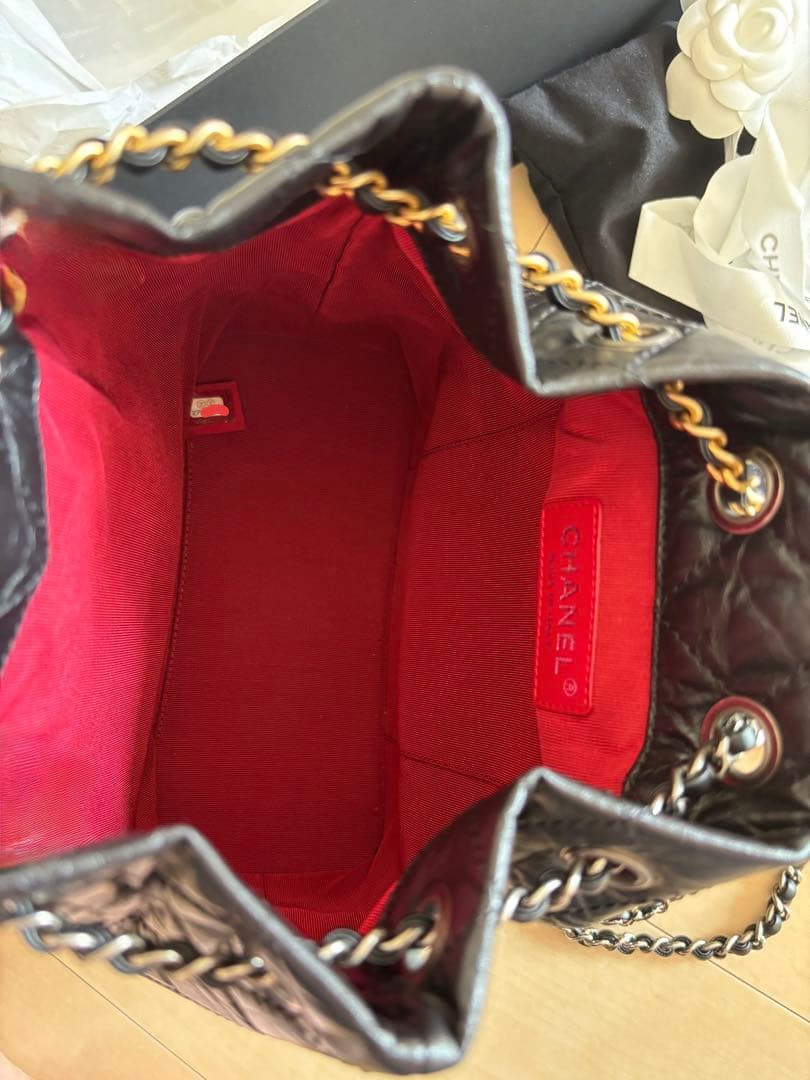 CHANELリュック マトラッセ ココマーク ガブリエル ドゥ バックパック 黒